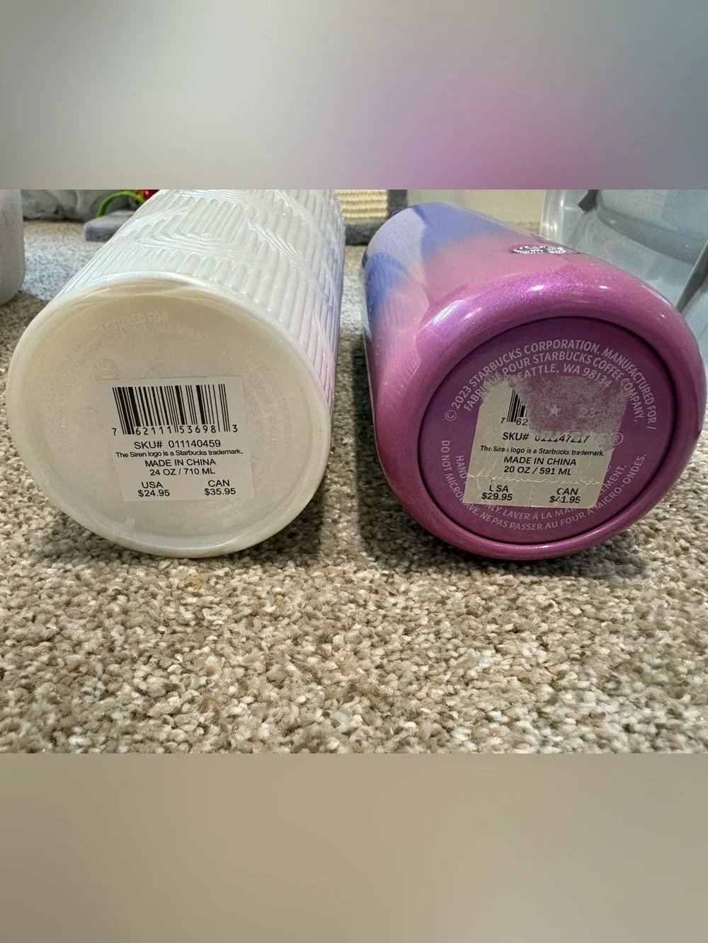 Starbucks Tumblers - Bundle of 2